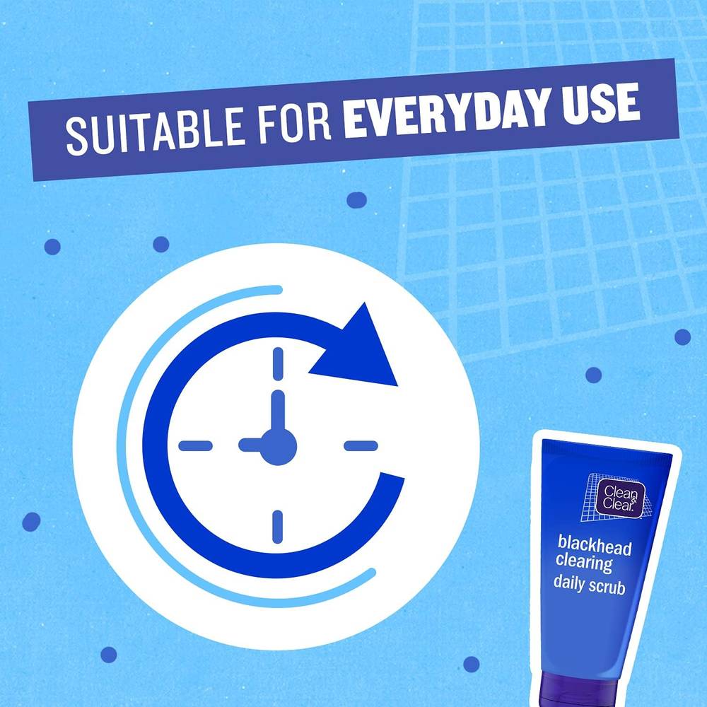 Clean & Clear, Daily Scrub, Blackhead, Clearing, - 150ml
