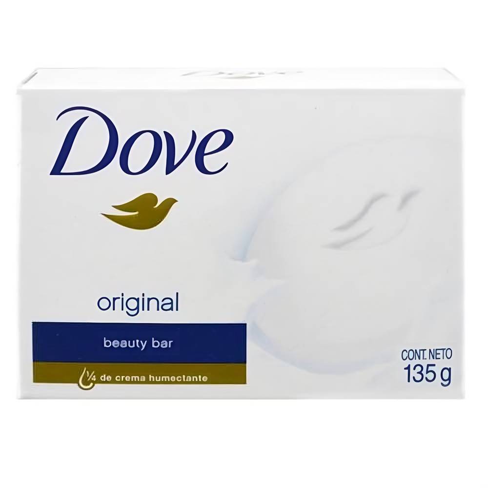 Dove, Original Beauty Soap, with 1/4 Moisturizing Cream, - 125g