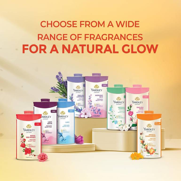 Yardley,  Body Powder, Imperial, Sandalwood, - 250g