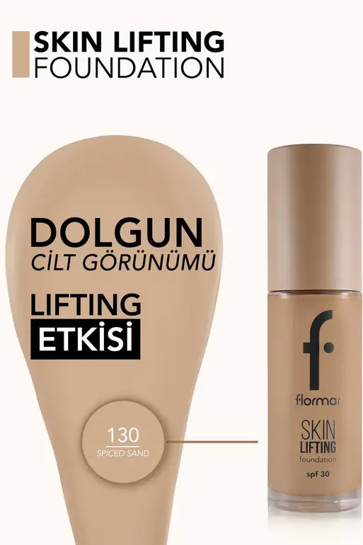 Flormar, Firming Foundation, - 130 Spaced Sand