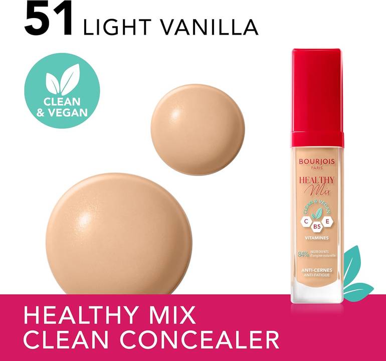 Bourjois, Healthy Max Concealer, - 51 Light Vanilla