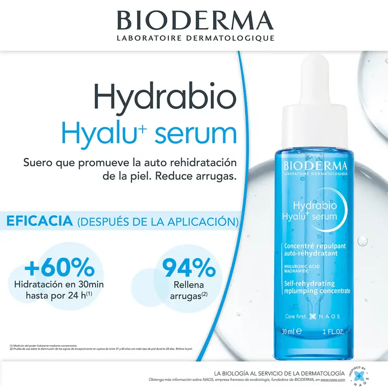 Bioderma, Concentrated Serum, HydraBio Hyalo, for Wrinkles - 30ml