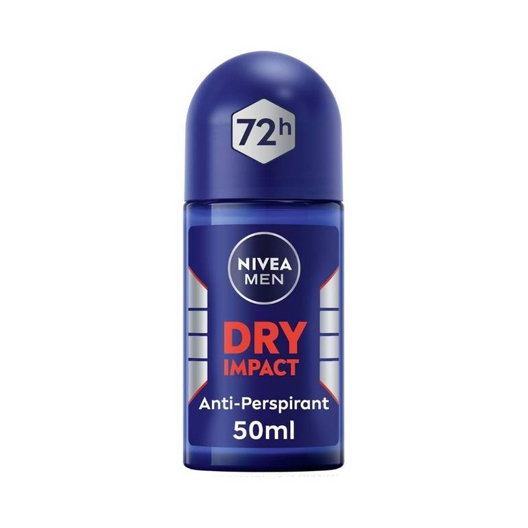 NIVEA, Deodorant Dry Impact, Double Dry Effect, 50ml