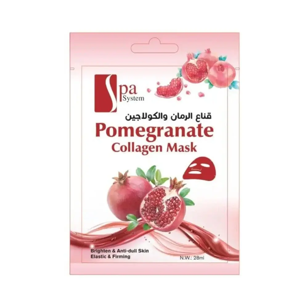 Spa System, Pomegranate and Collagen Mask, 28ml