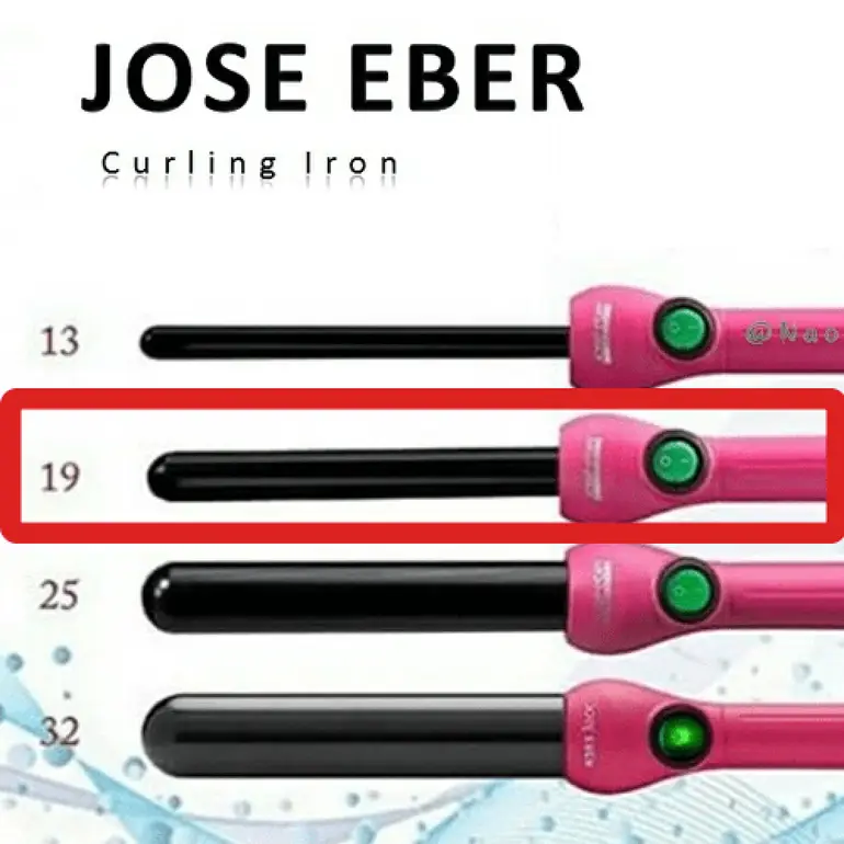 Jose Eber, Clipless Curling Iron, - 13mm