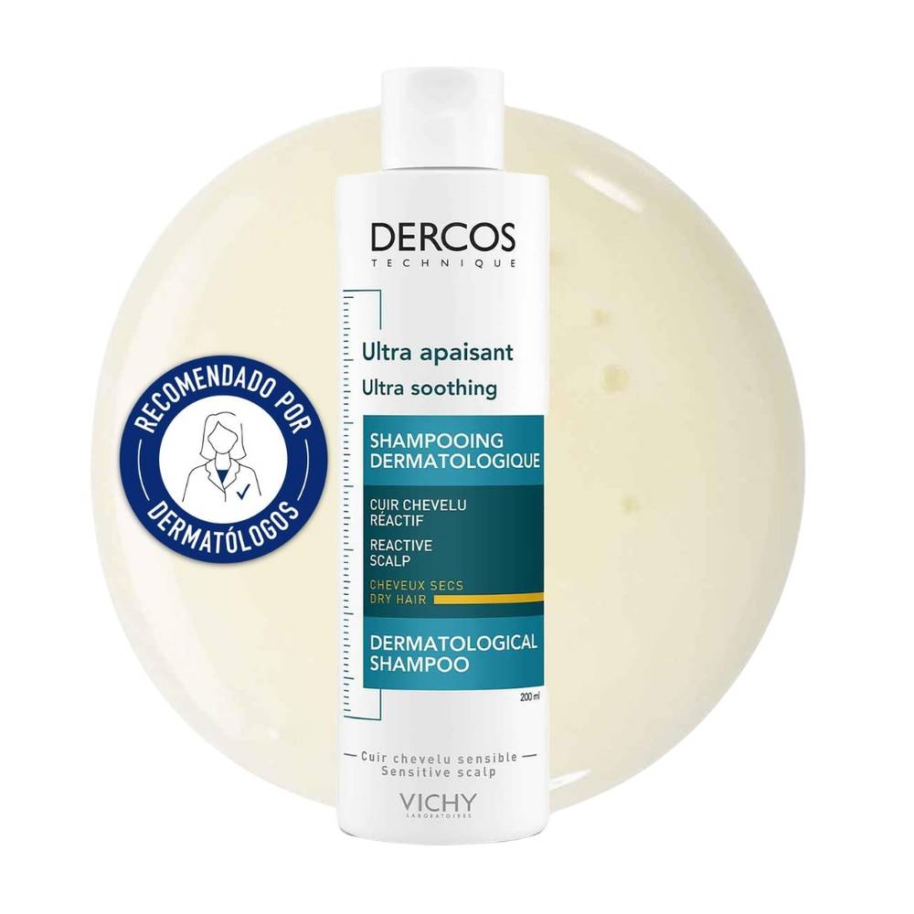 Vichy, Dercos Anti-Dandruff Shampoo, Skin Soothing, 200ml