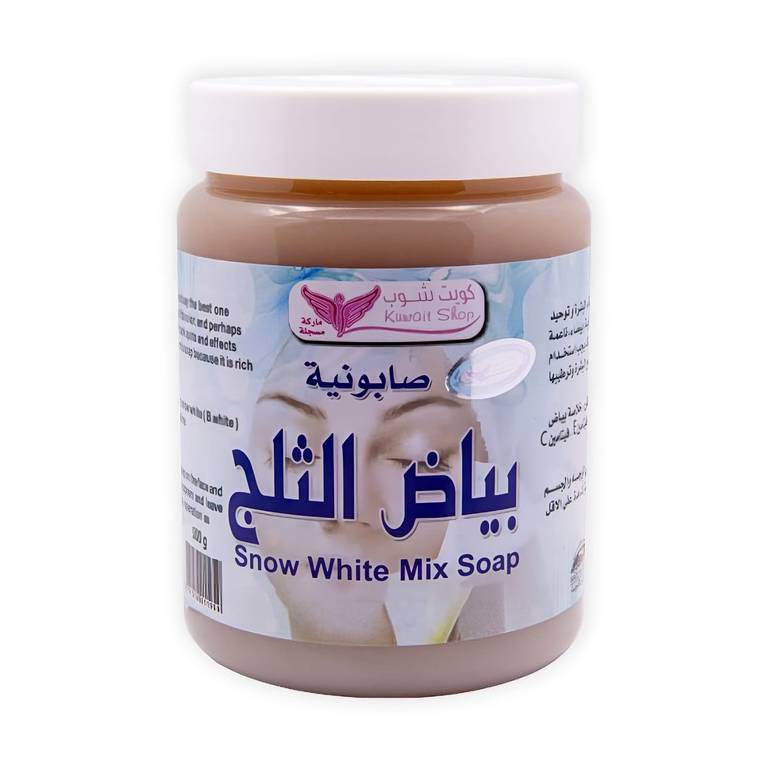 Kuwait Shop, Snow White Soap, for Face and Body, - 500ml