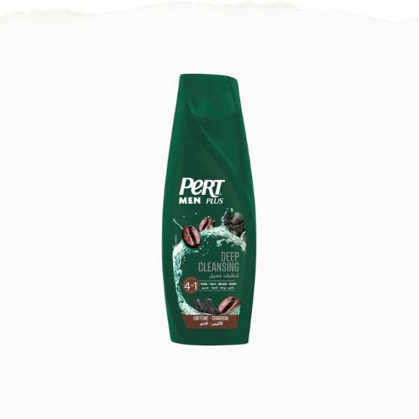 Pert Plus Shampoo, with Caffeine and Charcoal Extract, 400ml