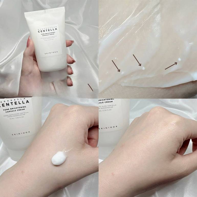 Skin 1004, Centella Cream, for lightening and unifying skin tone, 75 ml
