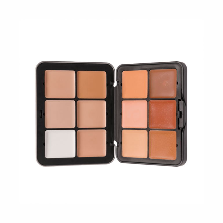 Makeover 22, Concealer & Foundation Palette, 12 Colors - CC01