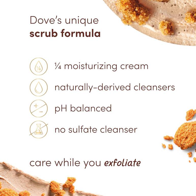 Dove, Brown Sugar & Coconut Scrub, 425g