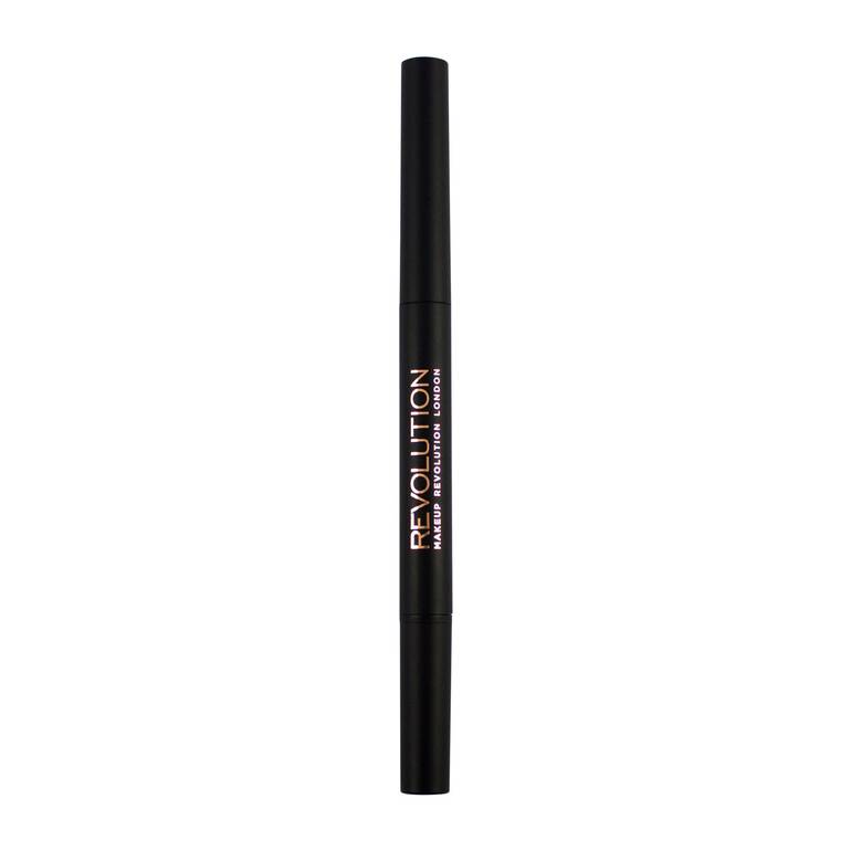 Revolution, Eyebrow Pencil, Duo Brow Defender, Dark Brown