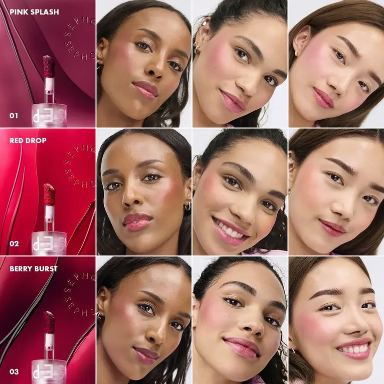 Sephora, Tint Chic, Cheek & Lip Stain, - Multiple Shades