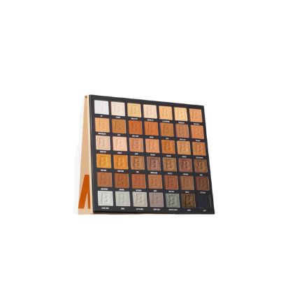 By Beauty Bay, Eyeshadow Palette, 42 Colors- Nude 