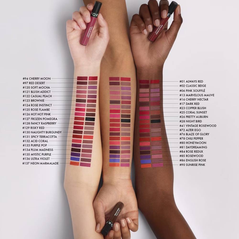 Sephora, Liquid Lipstick, Creamy Matte, - Multi-Shade