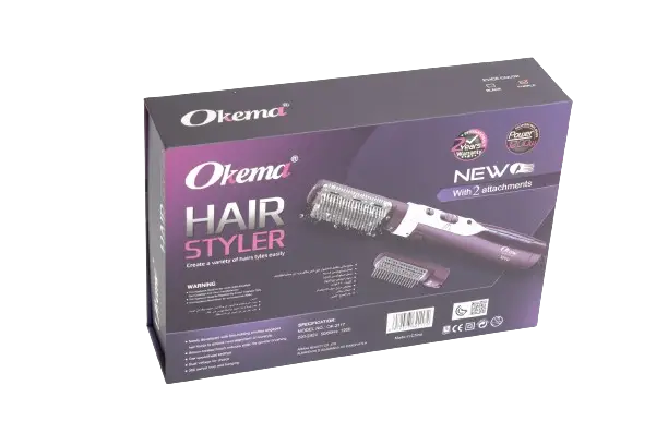 OKIMA, Hair Dryer with Extra Brush,- OK-2117-2