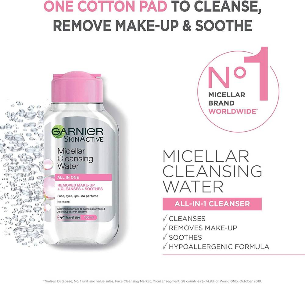 Garnier, Makeup Remover, Micellar, for Sensitive Skin, - 100ml