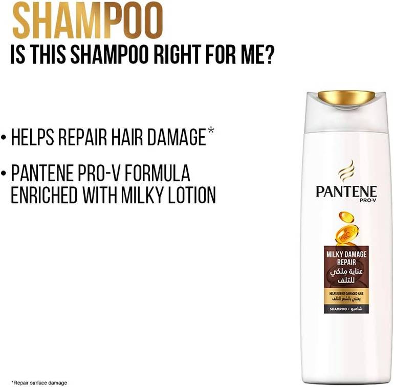 SHAMPOO PANTENE, MIKY DAMAGE REPAIR, 400 ML