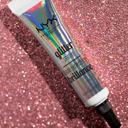 NYX Long-Wear Glitter Primer is a professional eye and lip gloss fixer