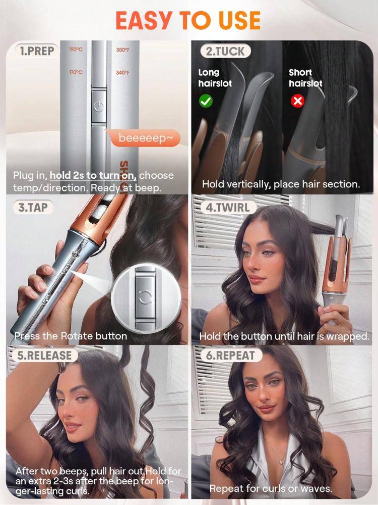 Sheglam, Hair Curler, One Touch, 1.25/32MM