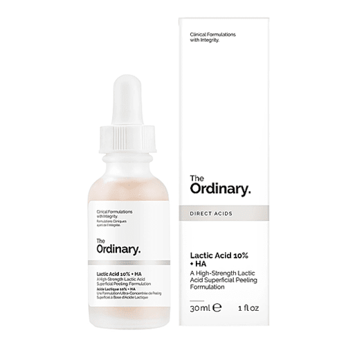 The Ordinary, serum, exfoliator and softener, for the skin, with lactic acid, 10% + hyaluronic