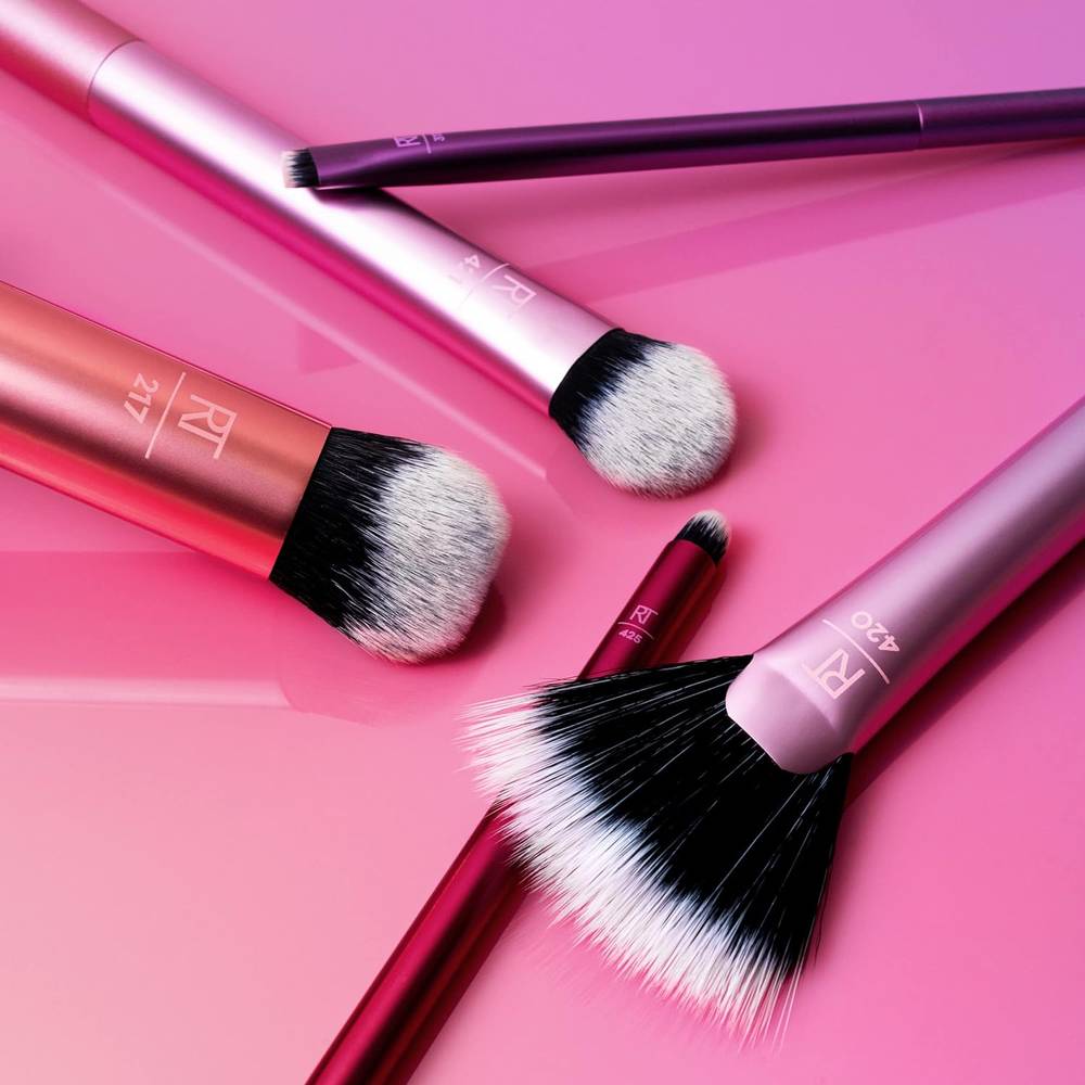 Real, Techniques, Artist, Essentials, Foundation, & Blush, Brush, Set, 5 Pieces