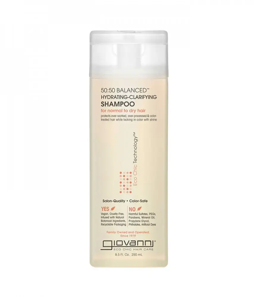 Giovanni, 50:50 Shampoo, Balsam, Hydrating and Clarifying Hair, 250ml