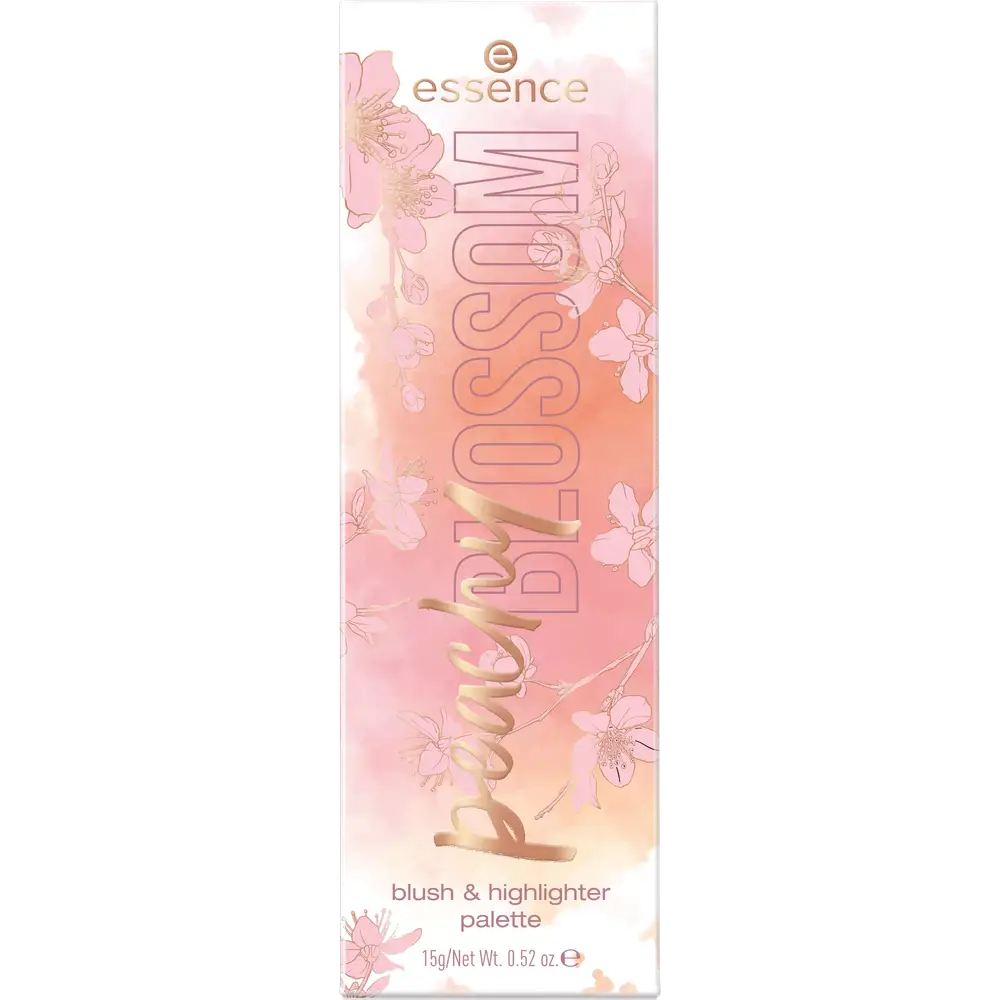 Essence, Highlighter and Blusher Palette, Beachy Blossom, - 5 shades