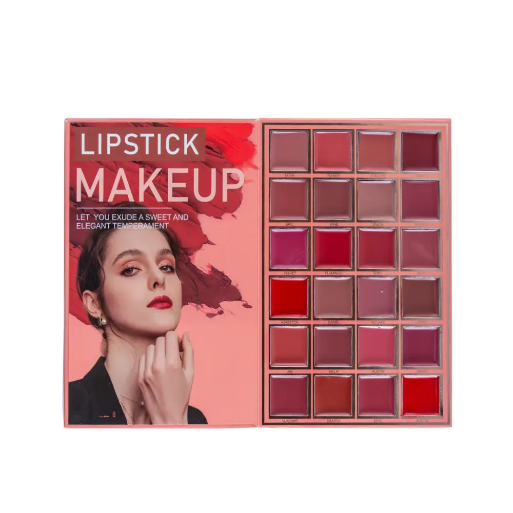 Christine notebook palette 4 in 1 eye shadow + highlighter + blush + lipstick