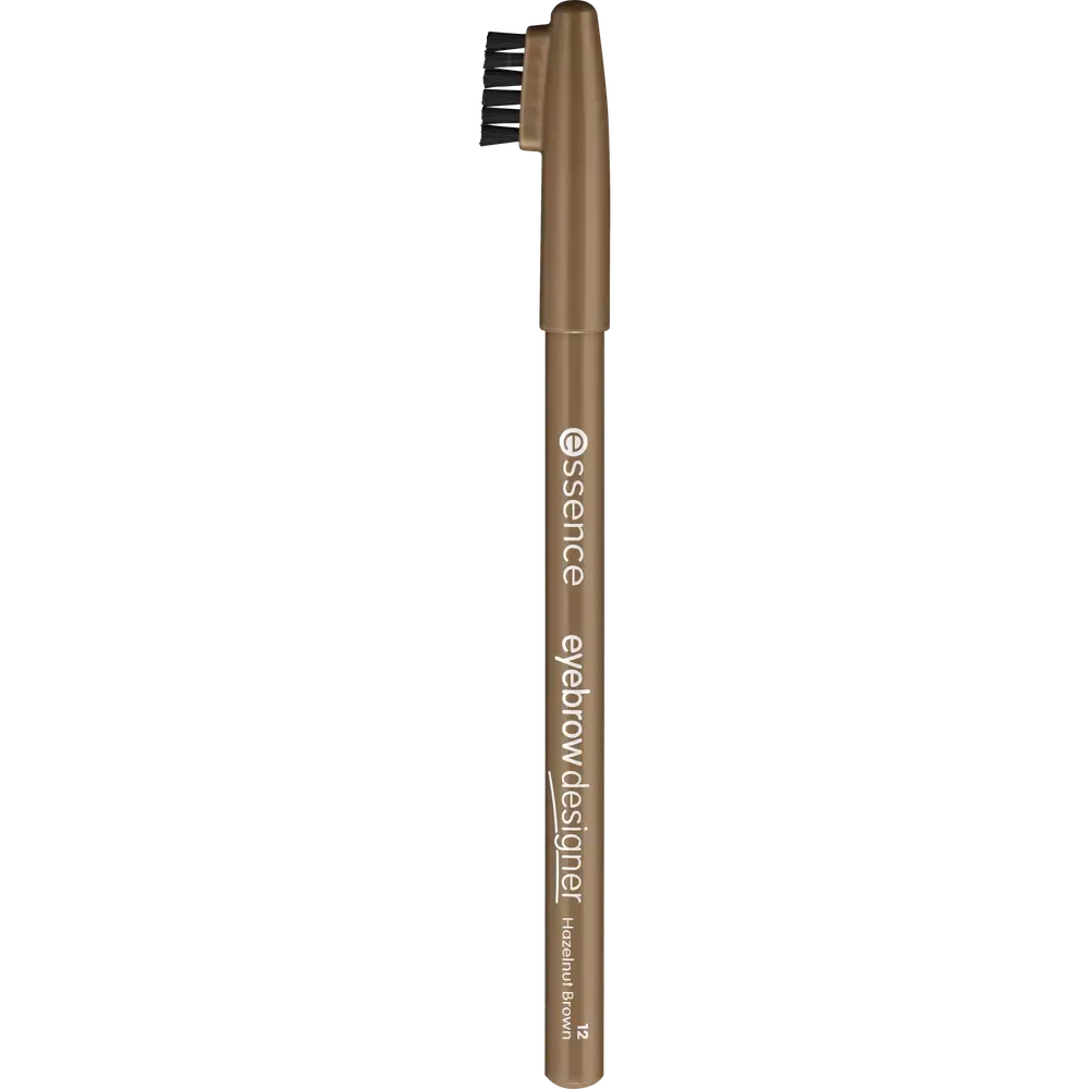 Essence Eyebrow Definer Pencil No. 12, brown color, with brush