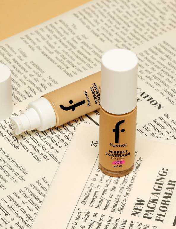 Flormar, cream, foundation, perfect coverage, - 100 light ivory