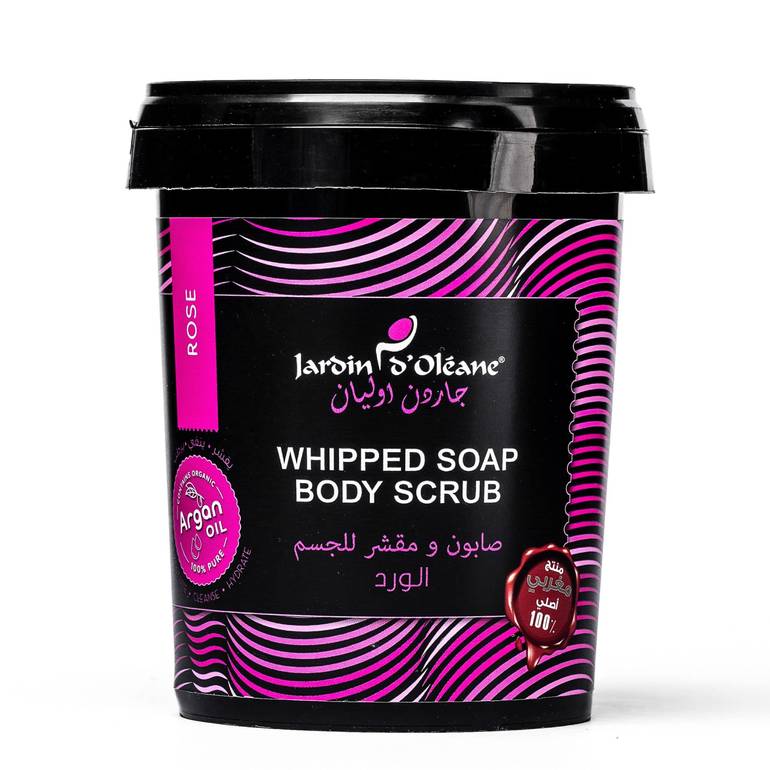 Garden Olean, Rose Body Soap and Scrub, - 500g