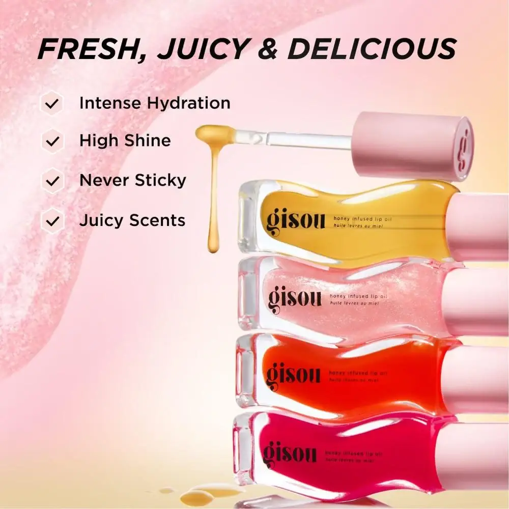 GISOU, Honey-Infused Lip Oil - Multiple Shades