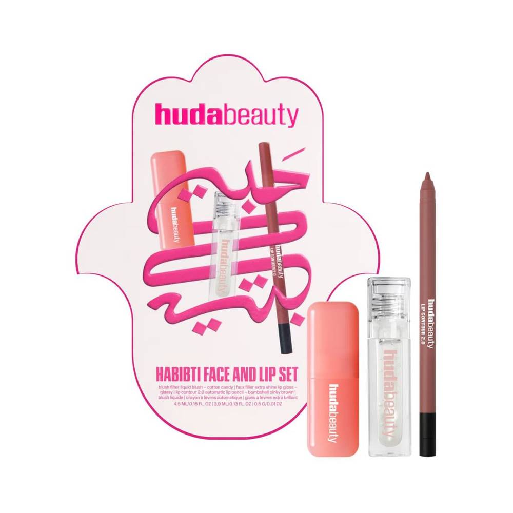 Huda, Beauty, My, Love, Set, for, Face, and, Lips, - 3 Pieces