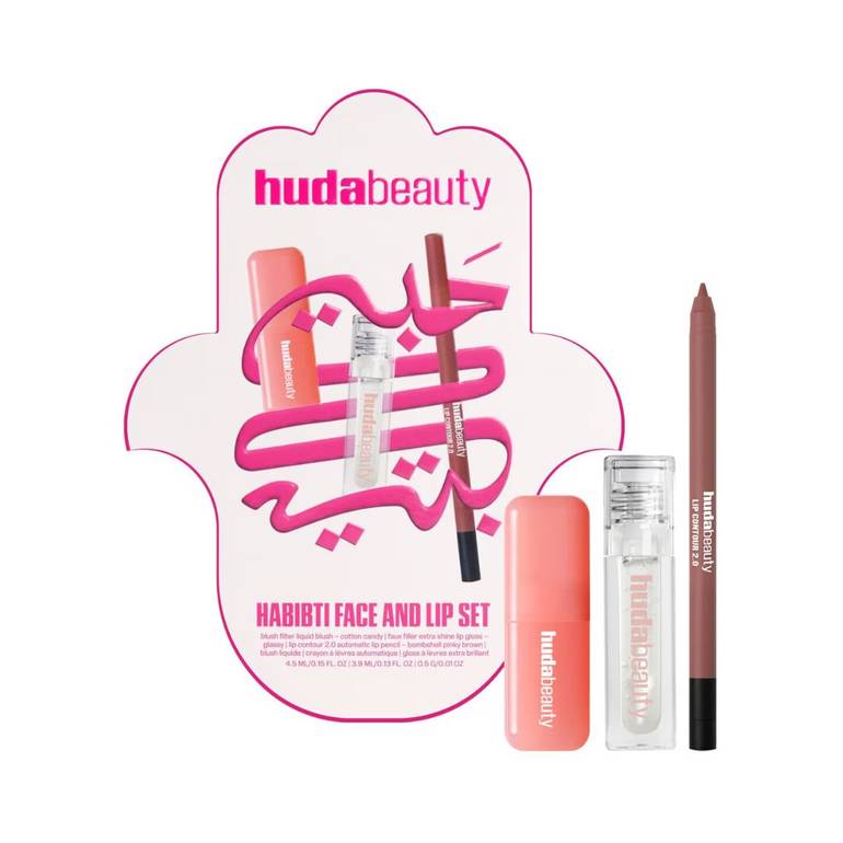 Huda, Beauty, My, Love, Set, for, Face, and, Lips, - 3 Pieces