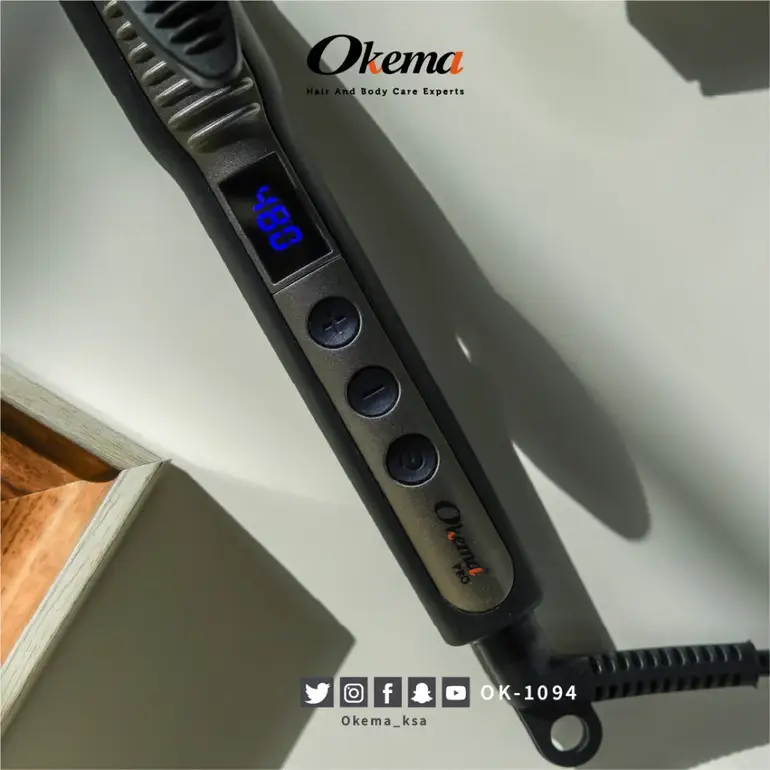 OKIMA’ Pro’ Hair Curling Iron, 19mm - OK-1094