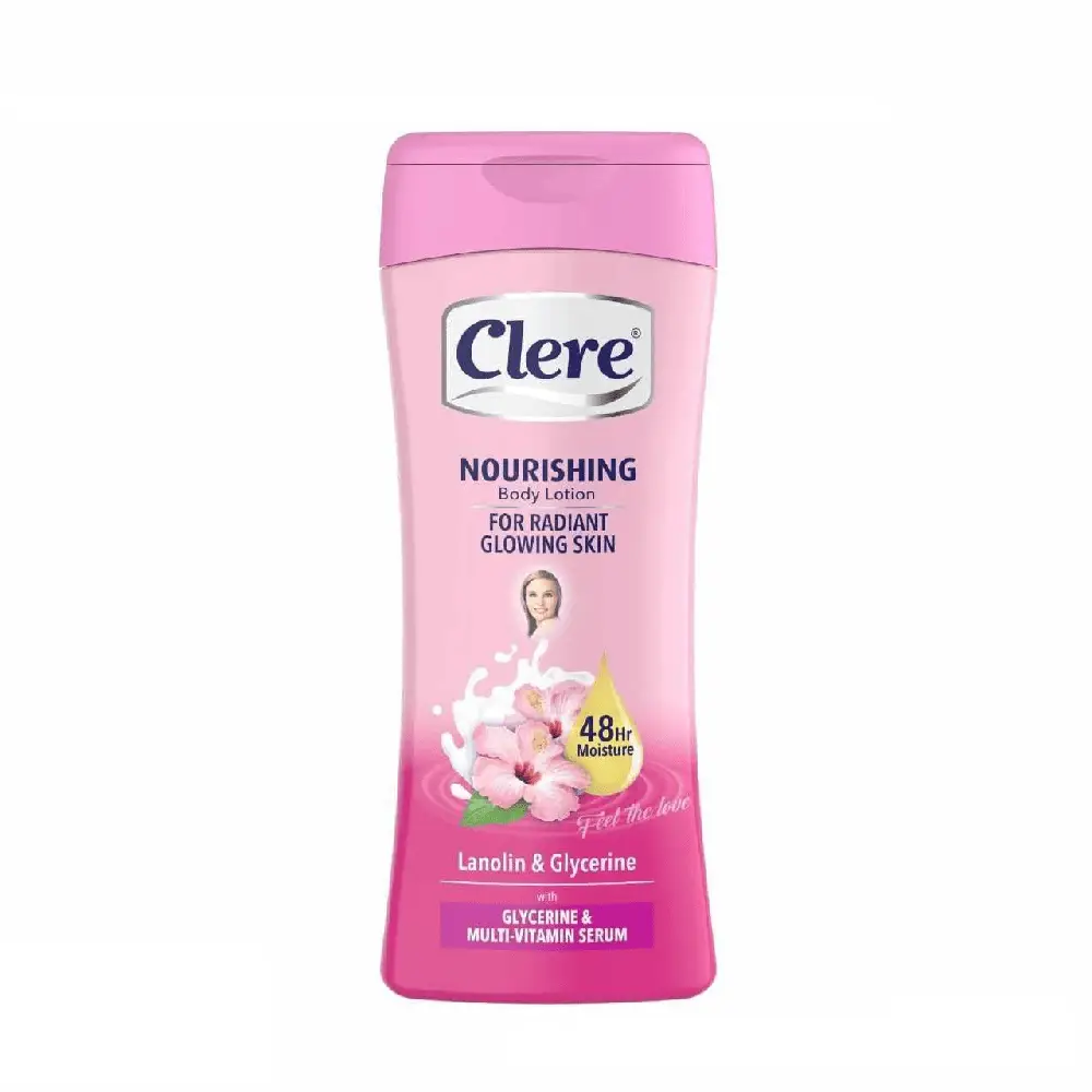 clere, body lotion, lanolin and glycerin, 400 ml