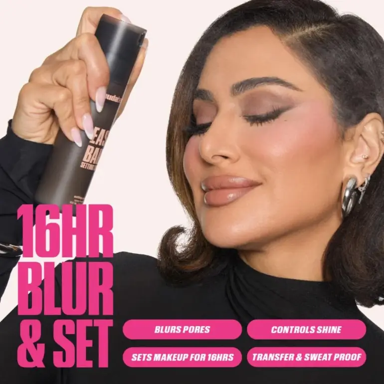 Huda Beauty, Easy Bake Makeup Setting Spray, 100ml