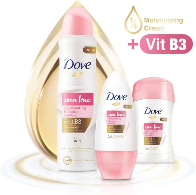 Dove, Deodorant Stick, Even Tone, 40g