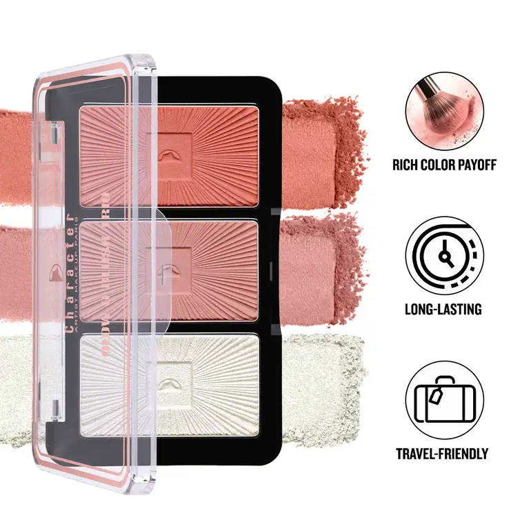 Character, Highlighter and Blush Glow Palette - CGT003