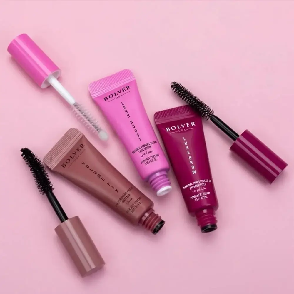 BOLVER, Mini Makeup Set for Eyebrows and Eyelashes, - 3 pieces