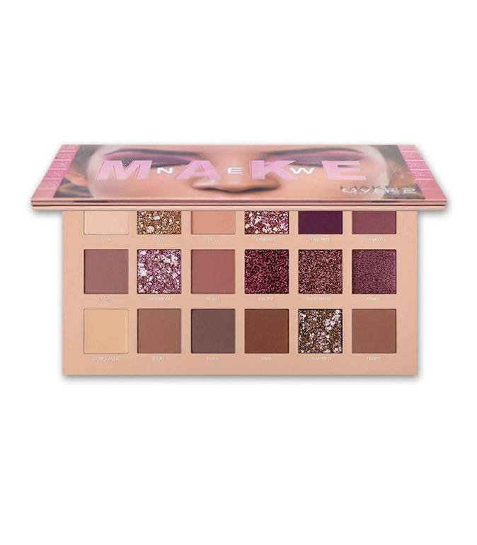 Makeover 22, New Make Eyeshadow Palette, 18 Colors, - MNE001