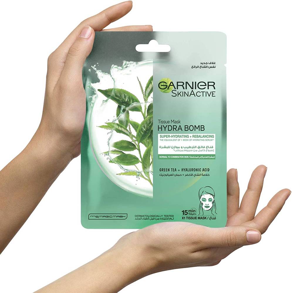 Garnier, Green Tea Mask, for Normal to Oily Skin, 28g