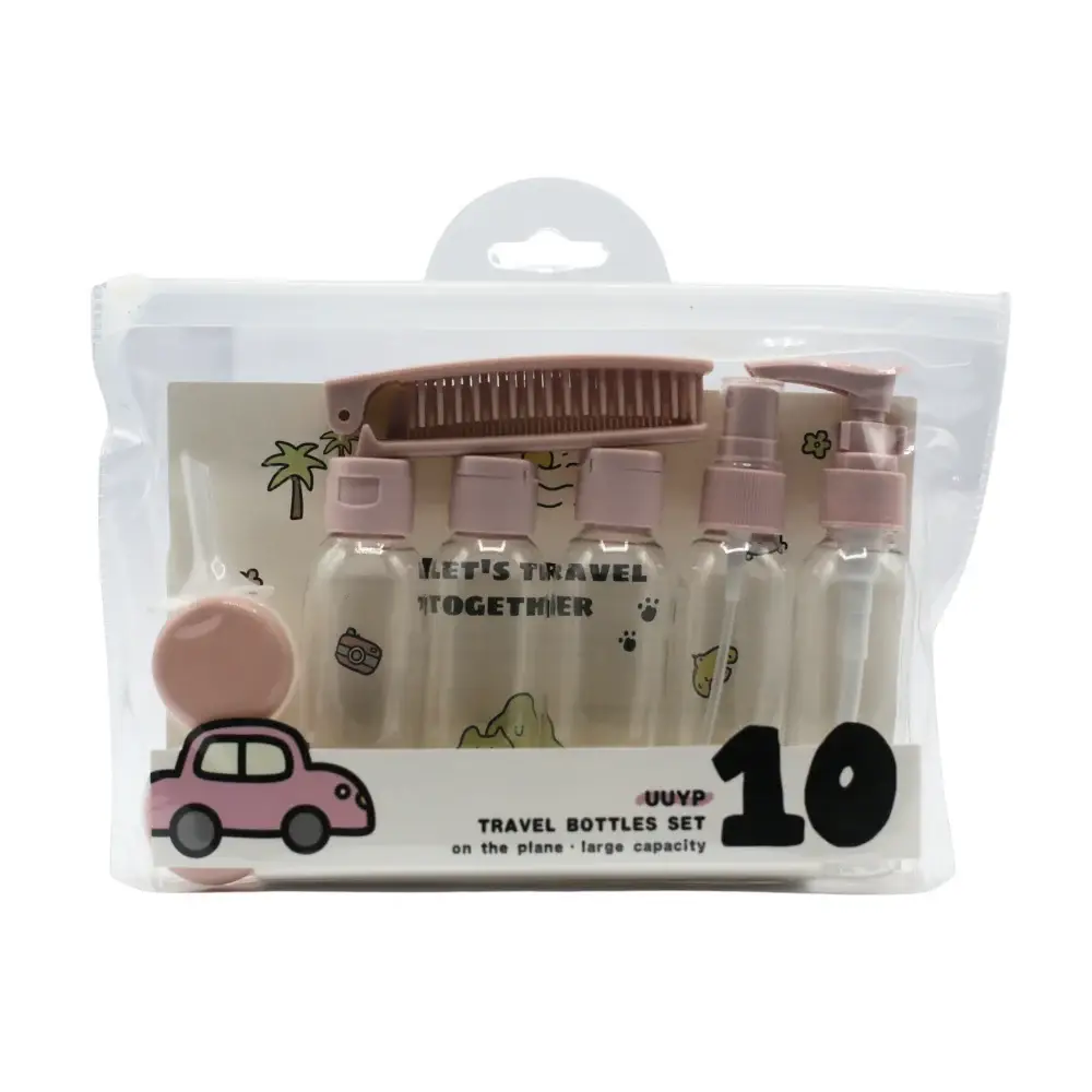 uuyp, 8-Piece Empty Plastic Travel Container Set