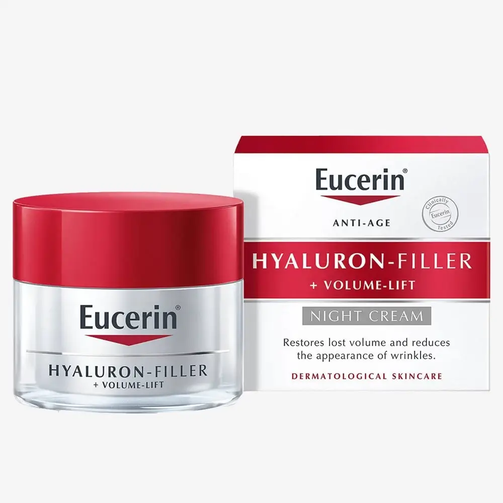 Eucerin, Hyaluron-Filler Night Cream, for skin firming and anti-wrinkle