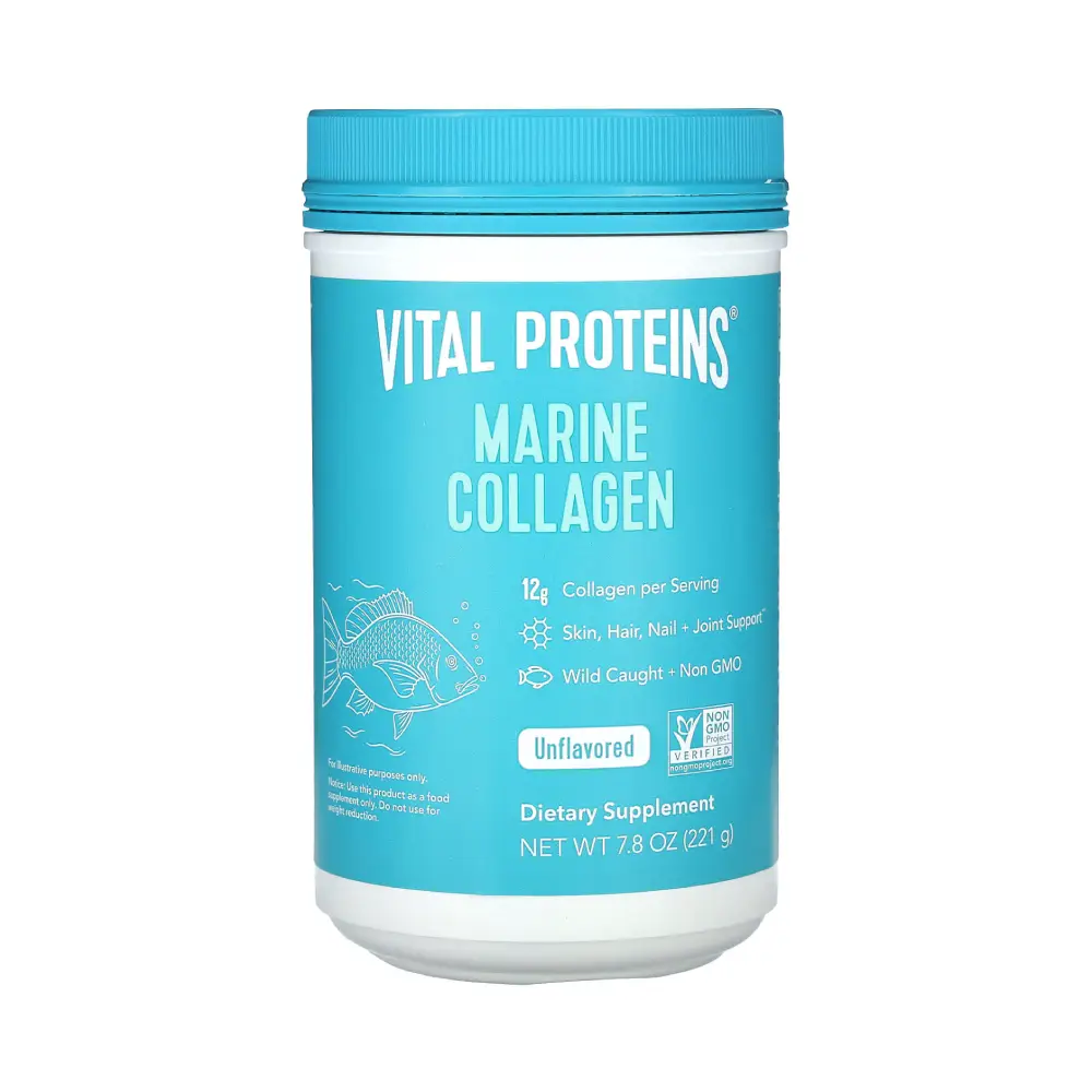 Vital Proteins, Marine Collagen, Dietary Supplement, Unflavored, - 221 g