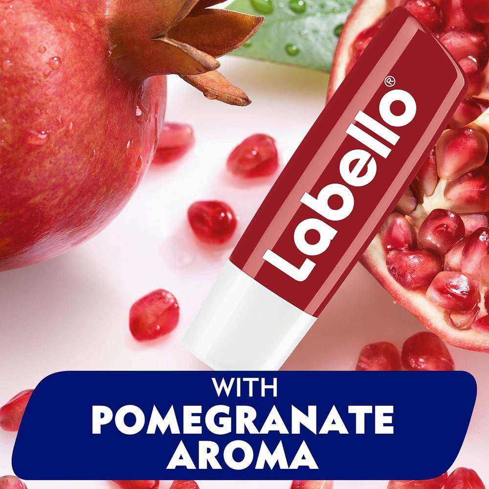 Labello, Moisturizing Lip Balm, Pomegranate Flavor,