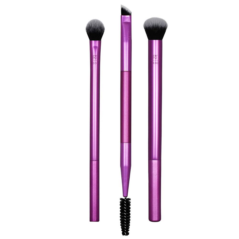 Real Techniques, Trio Eyeshadow Brush, 3pcs