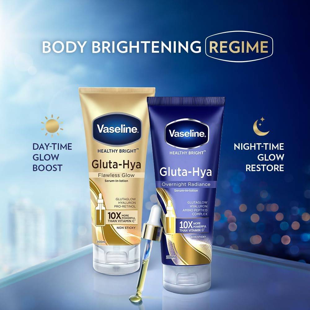 Vaseline, Serum Boost Lotion, Night Glow Restoration, 10
