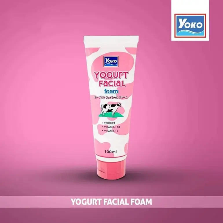 Yoko, Facial Cleansing Foam, with Yogurt, for Skin Nourishment, 100ml